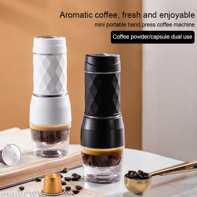 Portable Hand Pressure Espresso Machine Outdoor Accompanying Mini Coffee Cup(White) - free shipping - PMC TechLife - Order now!