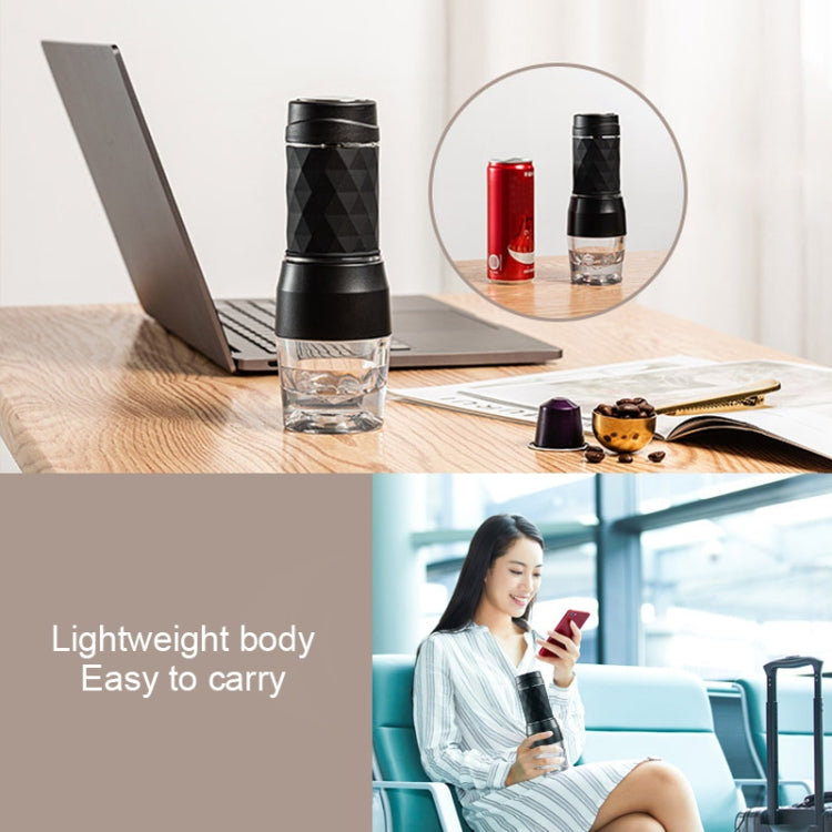 Portable Hand Pressure Espresso Machine Outdoor Accompanying Mini Coffee Cup(White) - free shipping - PMC TechLife - Order now!