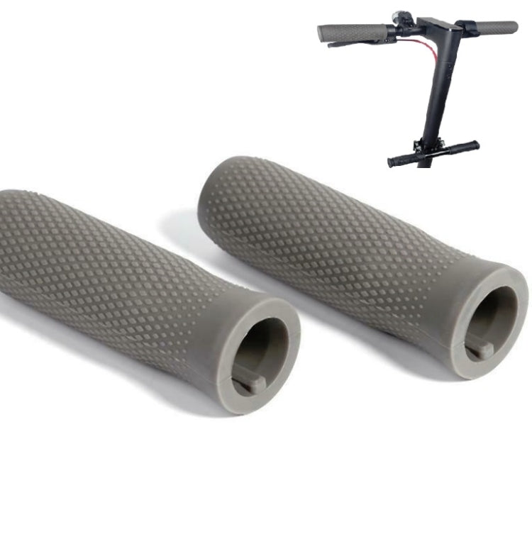 A Pair For Xiaomi Electric Scooter Silicone Car Handles Replace Non-slip Car Handles, Size:One Size(Light Grey) - free shipping - PMc TechLife - Order now!