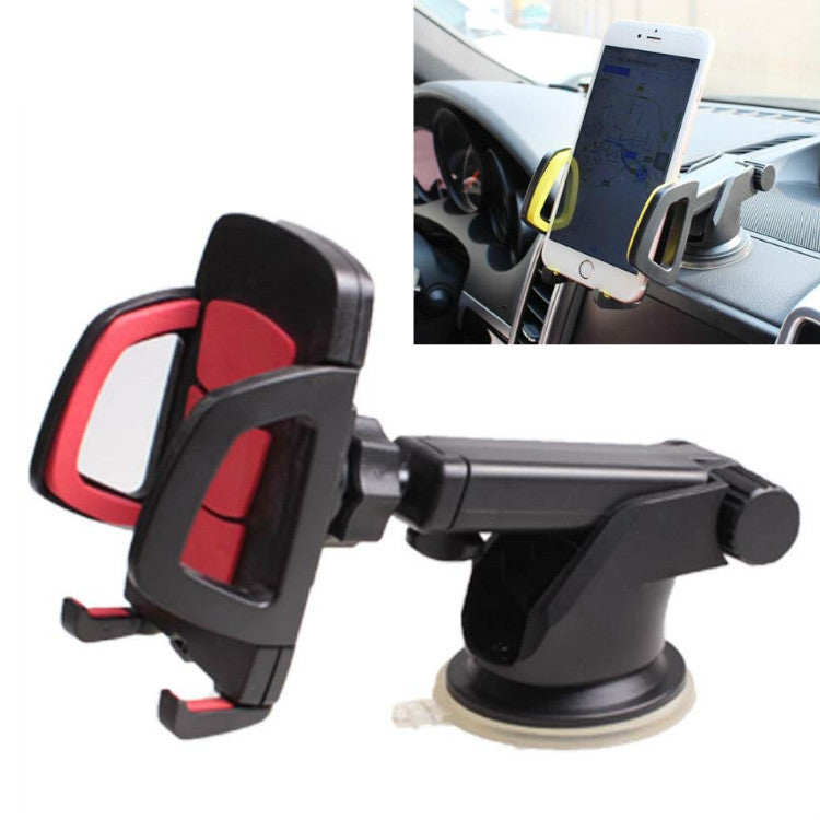 Car Phone Holder Car Air Outlet Mobile Phone Holder Suction Cup Navigation Instrument Panel General, Style:2 in 1(Red) - free shipping - PMC Jewellery - Order now!