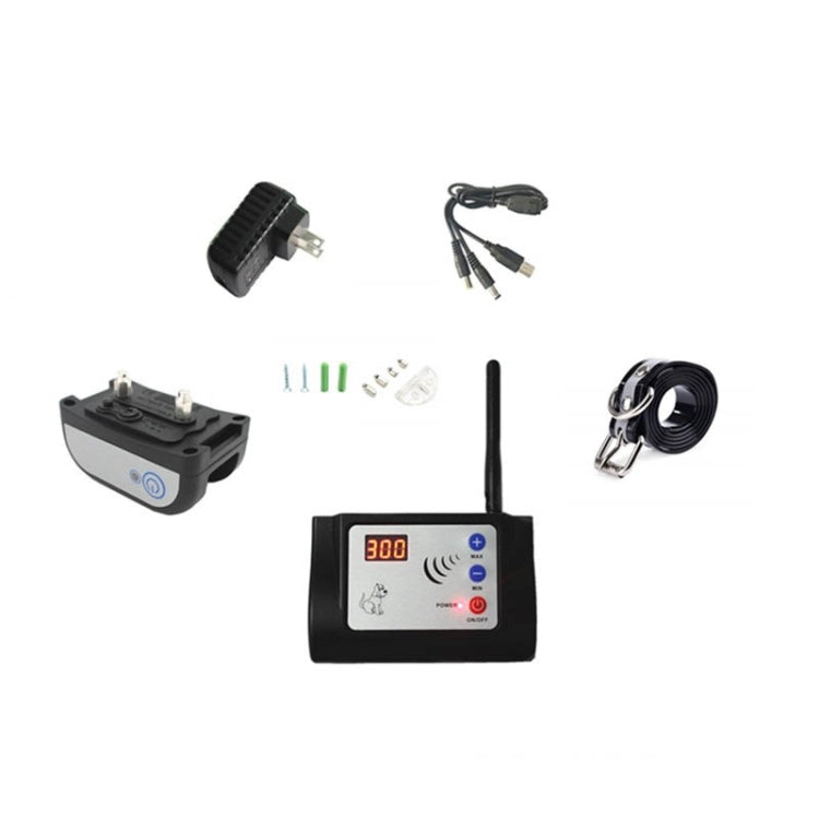 300 Meters Smart Wireless Pet Fence Waterproof Collar with Night Reflective Yarn Protective Fence, Specification: 3 in 1 685G - Training Aids by PMC TechLife | Online Shopping South Africa | PMC TechLife