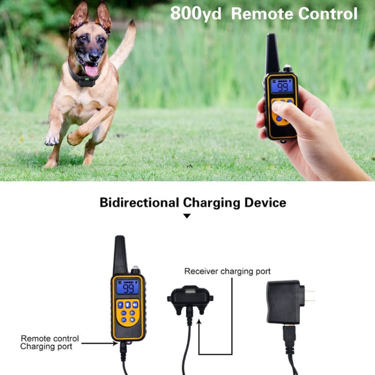 Bark Stopper Dog Training Device Dog Collar with Electric Shock Vibration Warning(AU Plug) - Training Aids by PMC TechLife | Online Shopping South Africa | PMC TechLife | Buy Now Pay Later Mobicred