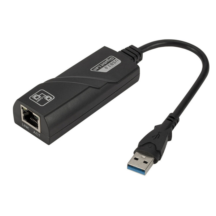 10/100/1000 Mbps RJ45 to USB 3.0 External Gigabit Network Card, Support WIN10 - USB Network Adapter by PMC TechLife | Online Shopping South Africa | PMC TechLife | Buy Now Pay Later Mobicred