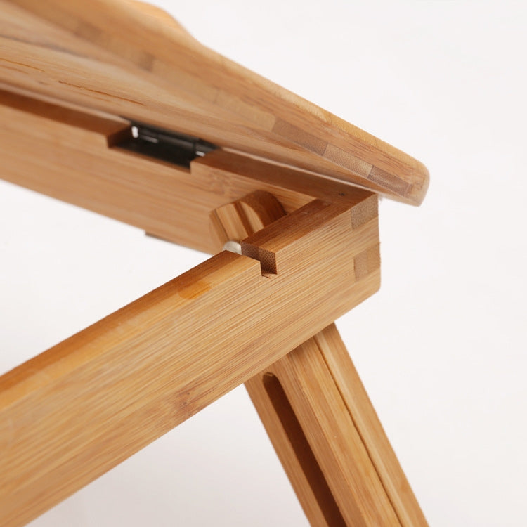 Folding Laptop Desk Bed Card Slot Lifting Type Lazy Computer Desk, Size: Medium (54cm), Style:with Drawer - Laptop Stand by PMC Jewellery | Online Shopping South Africa | PMC Jewellery | Buy Now Pay Later Mobicred