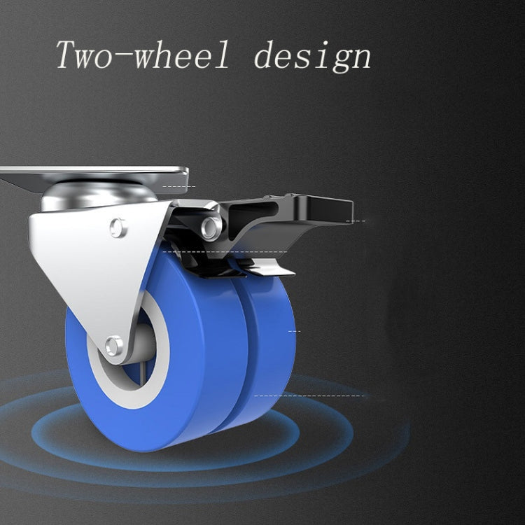 Double Tubes 4 Wheels + 4 Legs Adjustable Stainless Steel Refrigerator Bracket Washing Machine Base Bracket - free shipping - PMC TechLife - Order now!