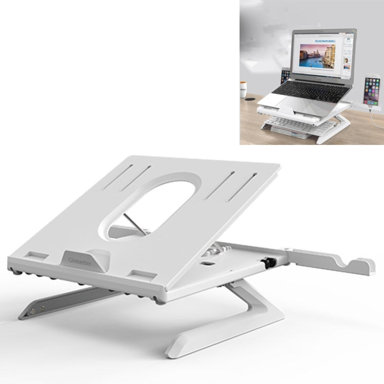 Multifunctional Folding Notebook Stand Monitor Increase Rack, Colour: Tripod (White) - Laptop Stand by PMC Jewellery | Online Shopping South Africa | PMC Jewellery | Buy Now Pay Later Mobicred