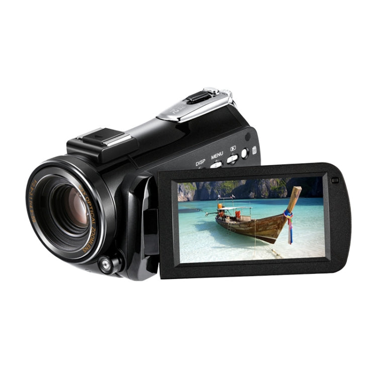 ORDRO AC5 4K HD Night Vision WiFi 12X Optical Zoom Digital Video DV Camera Camcorder, Style:Standard(Black) - free shipping - PMc TechLife - Order now!