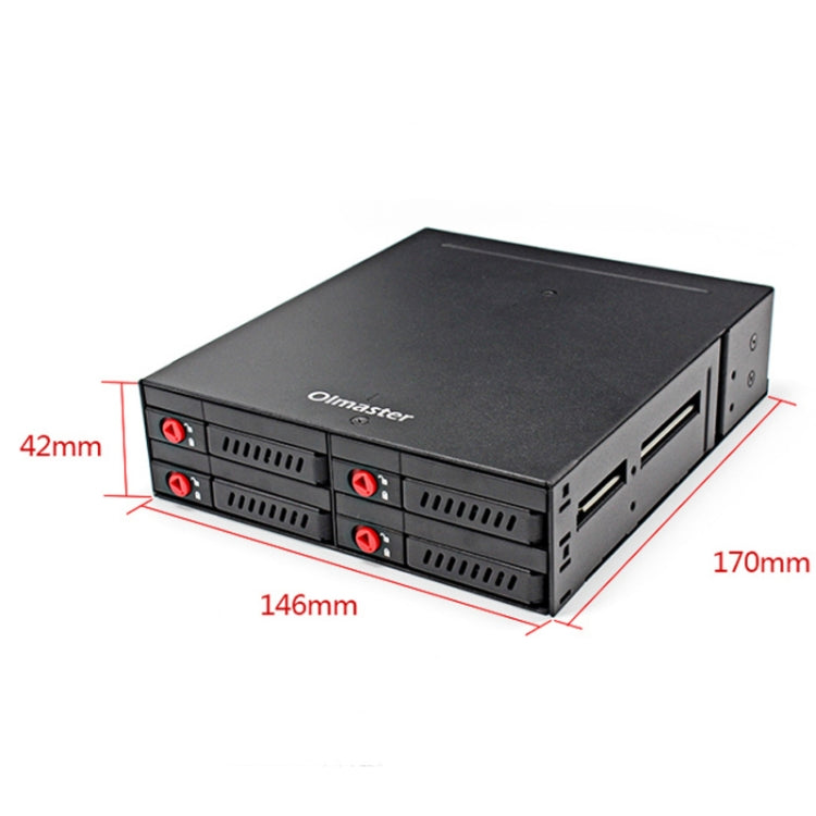 OImaster MR-6401 Four-Bay Chassis Built-In Optical Drive Hard Disk Box - free shipping - PMC Jewellery - Order now!