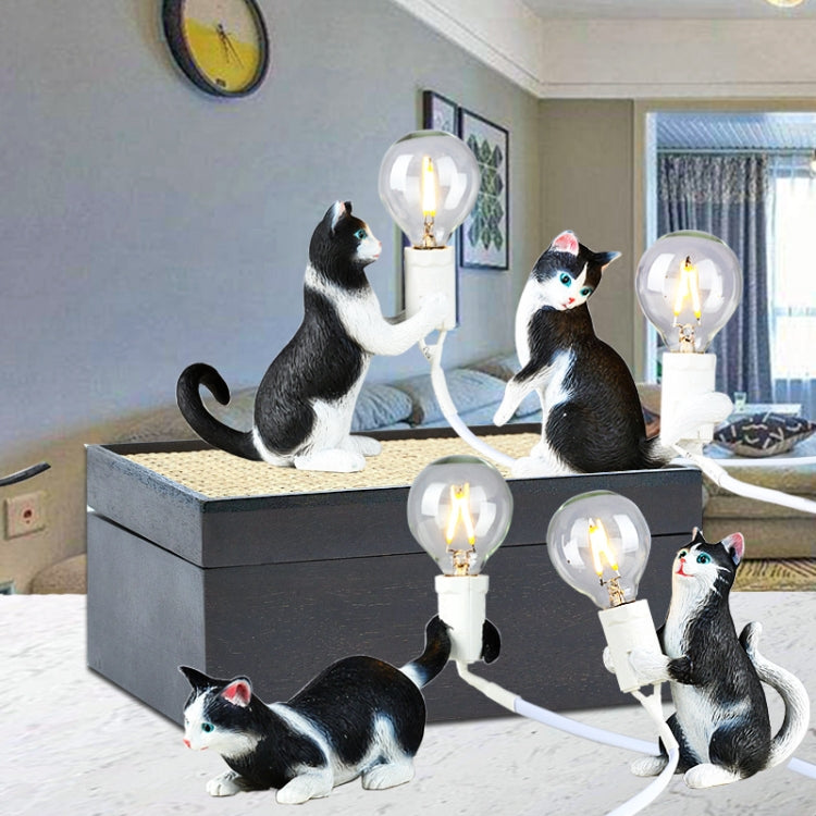Cat Light Animal Table Lamp Mini Night Light, Power Plug:US Plug(Meditation) - Bedside Light by PMc TechLife | Online Shopping South Africa | PMc TechLife | Buy Now Pay Later Mobicred