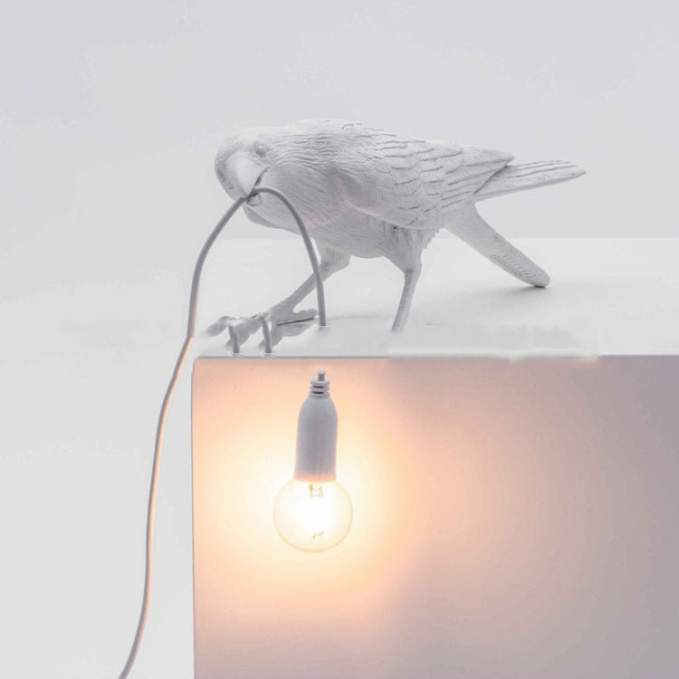 E12 LED Lucky Bird Wall Lamp Table Lamp For Bedroom, Style:Standing Table Lamp, Plug:US Plug(Black) - Bedside Light by PMC TechLife | Online Shopping South Africa | PMC TechLife
