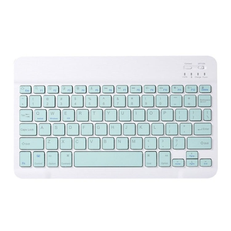 Universal Ultra-Thin Portable Bluetooth Keyboard For Tablet Phones, Size:7 inch(Green Keyboard) - Universal Keyboard by PMC TechLife | Online Shopping South Africa | PMC TechLife