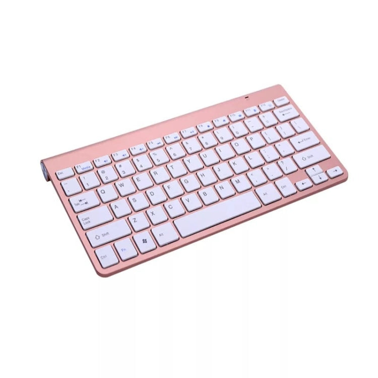 USB External Notebook Desktop Computer Universal Mini Wireless Keyboard Mouse, Style:Keyboard(Rose Gold) - Wireless Keyboard by PMC Jewellery | Online Shopping South Africa | PMC Jewellery | Buy Now Pay Later Mobicred