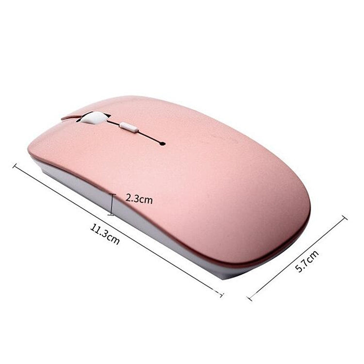 USB External Notebook Desktop Computer Universal Mini Wireless Keyboard Mouse, Style:Keyboard and Mouse Set(Rose Gold) - Wireless Keyboard by PMC Jewellery | Online Shopping South Africa | PMC Jewellery | Buy Now Pay Later Mobicred