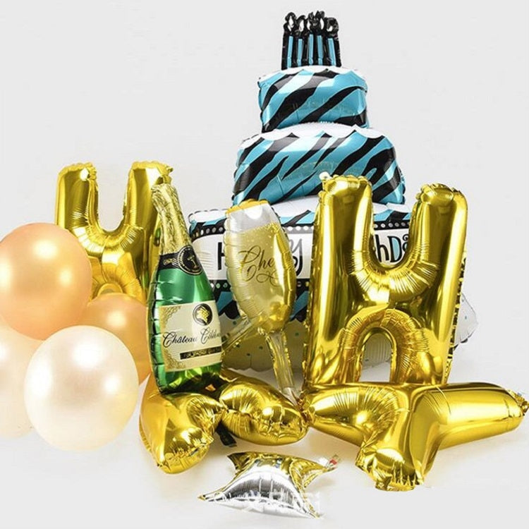 Birthday Party Layout Letter Aluminum Film Balloon Decoration Set(Style One) - Balloons by PMc TechLife | Online Shopping South Africa | PMc TechLife | Buy Now Pay Later Mobicred