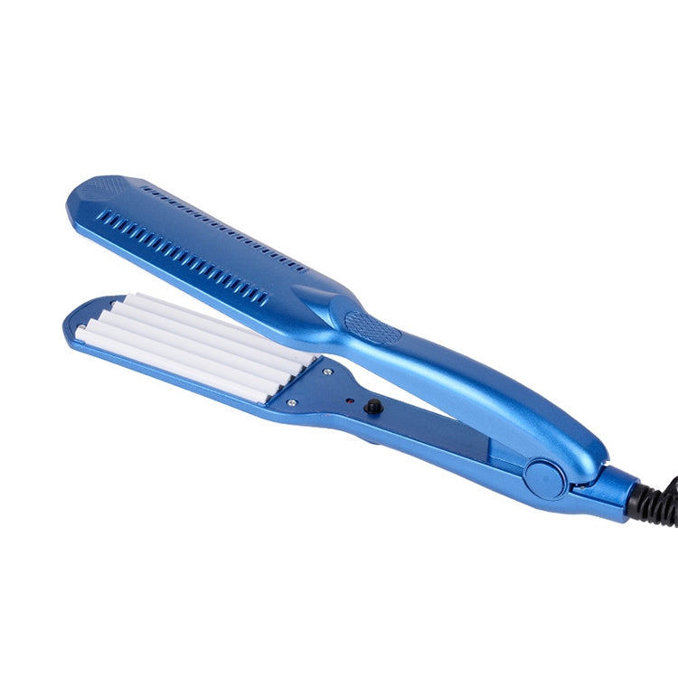 220V Professional Ceramic Corrugated Curling Iron(Blue) - free shipping - PMC TechLife - Order now!