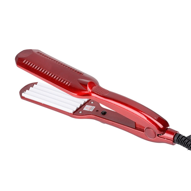 220V Professional Ceramic Corrugated Curling Iron(Red) - free shipping - PMC TechLife - Order now!