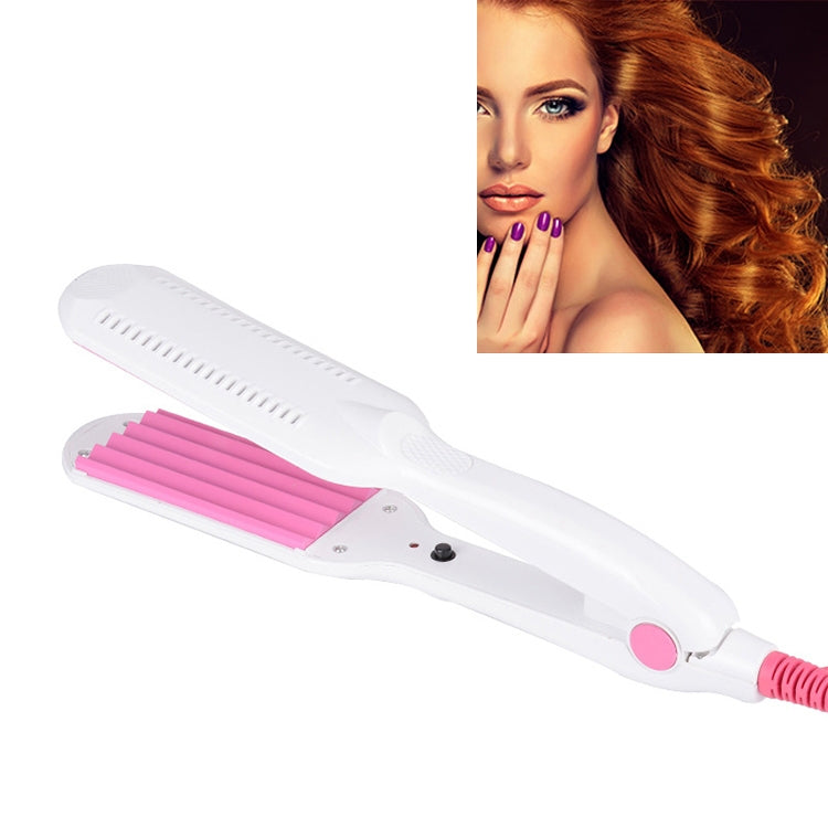 220V Professional Ceramic Corrugated Curling Iron(White) - free shipping - PMC TechLife - Order now!