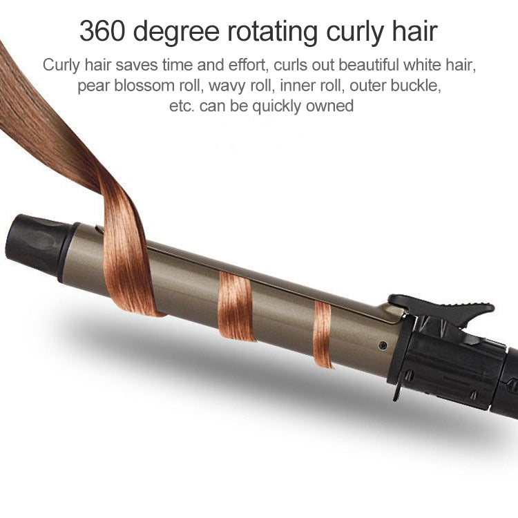 Nano Titanium Hair Curler with LED Digital Temperature Display, Size: 32mm, US Plug - free shipping - PMC TechLife - Order now!
