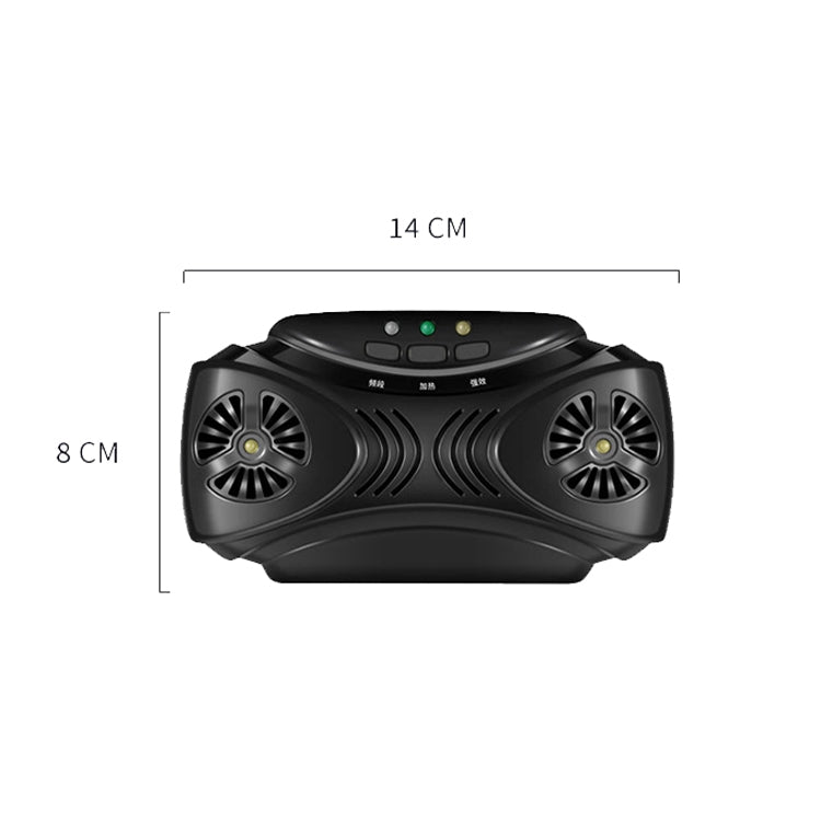 DC-9010 USB Charging Ultrasonic Mosquito Repellent Portable Insect Repellent(Black) - Repellents by PMC TechLife | Online Shopping South Africa | PMC TechLife | Buy Now Pay Later Mobicred