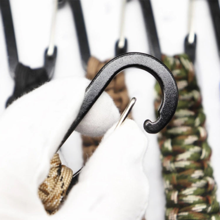 Outdoor Multifunctional Nylon Umbrella Rope Carabiner Key Chain(Army green) - free shipping - PMc TechLife - Order now!