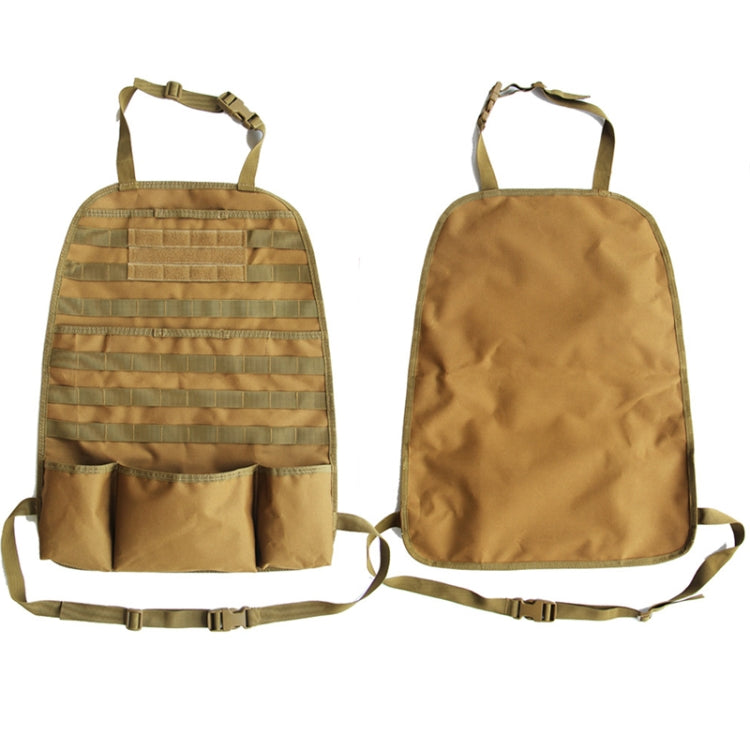 Car Seat Back Storage Hanging Bag(Sand Color) - Seat Accessories by PMC Jewellery | Online Shopping South Africa | PMC Jewellery | Buy Now Pay Later Mobicred