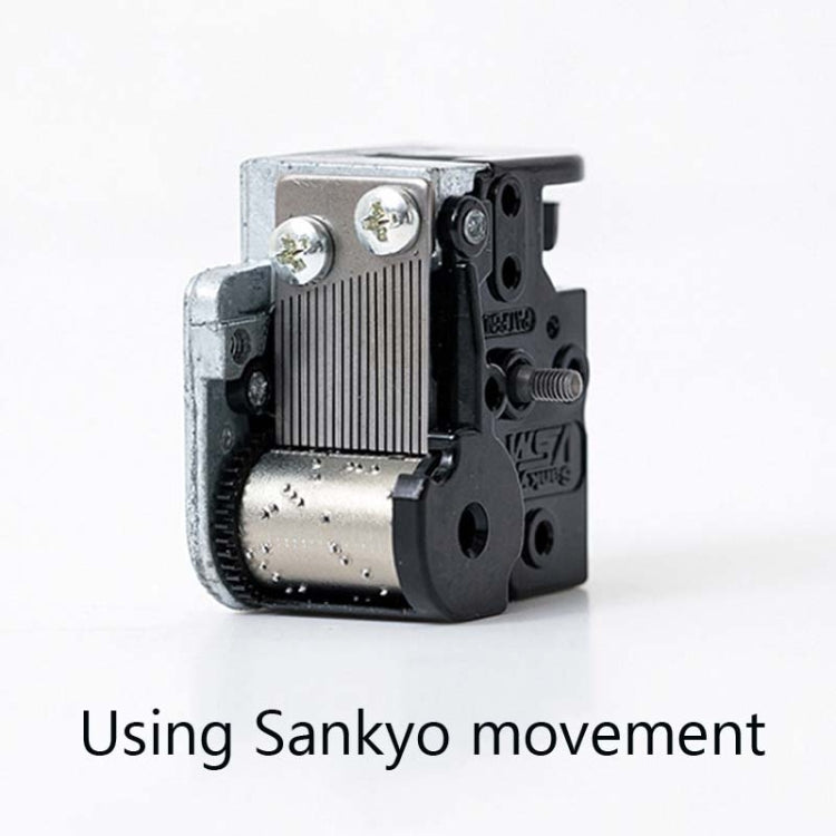 Girl Bedside Lamp Crystal Ball Wooden Base Music Box Charging Glow Rotating Night Light, Random Music(Bear) - Novelty Lighting by PMC TechLife | Online Shopping South Africa | PMC TechLife | Buy Now Pay Later Mobicred