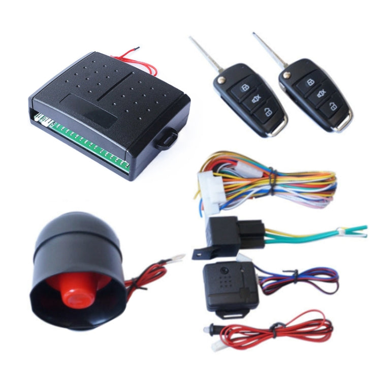 2 Set Universal Sound And Light Car Alarm 12V Vehicle Alarm System Bullet Key Remote Control - free shipping - PMC TechLife - Order now!
