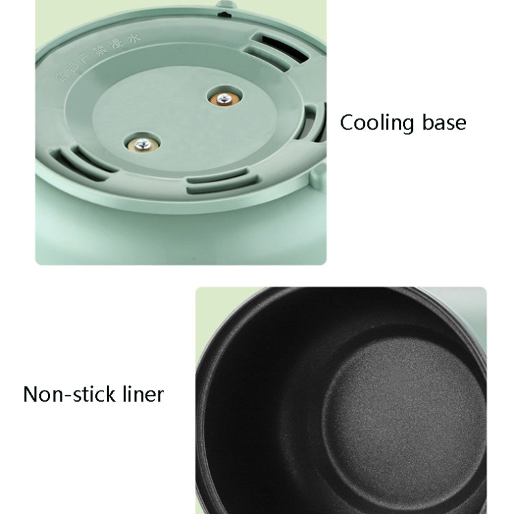 Multi-Function Electric-Cooker Mini Dormitory Student Cooking Rice Stir Frying Non-Stick Pot, 110V US Plug, Colour: White Smart With Steaming Grid(1.7L) - free shipping - PMC TechLife - Order now!
