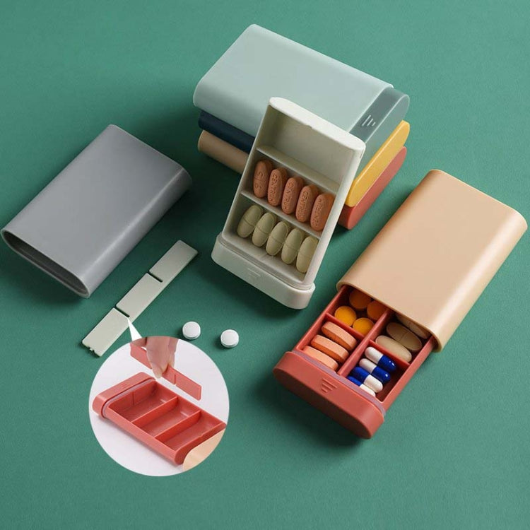 3 PCS Portable Sealed Pill Storage Box Divided Into Compartments Portable Mini Pill Box(Green) - free shipping - PMC TechLife - Order now!