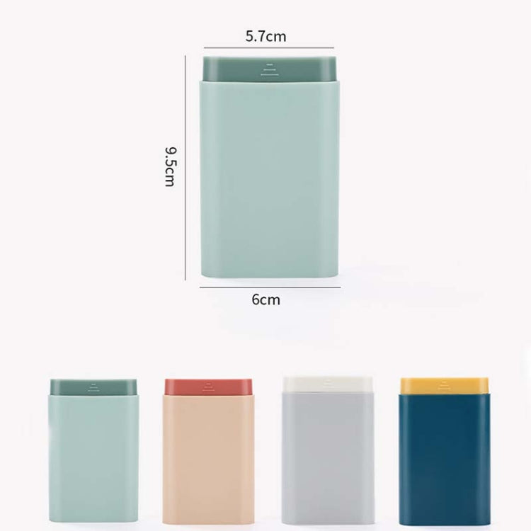 3 PCS Portable Sealed Pill Storage Box Divided Into Compartments Portable Mini Pill Box(Green) - free shipping - PMC TechLife - Order now!