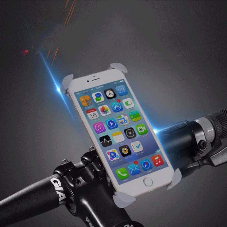 Motorcycle Bicycle Phone Holder Outdoor Riding Equipment Suitable For 4.7-8 Inch Mobile Phone/Tablet(Gray) - Holders by PMC TechLife | Online Shopping South Africa | PMC TechLife | Buy Now Pay Later Mobicred