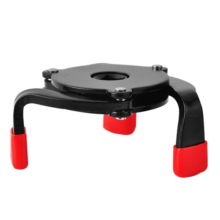 Car Repair Tools Oil Filter Wrench Tool with 3 Jaw Remover Tool for Cars Filter Removal Tool 3/8 inch Interface(Red) - Hand Tool Sets by PMC TechLife | Online Shopping South Africa | PMC TechLife | Buy Now Pay Later Mobicred