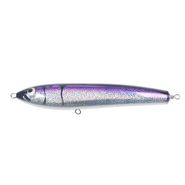 120g 22cm Floating Water Wooden Handmade Big Pencil  Deep Sea Boat Fishing Wave Lying Tuna Bait(Purple Laser) - Fishing Lures by PMC TechLife | Online Shopping South Africa | PMC TechLife | Buy Now Pay Later Mobicred