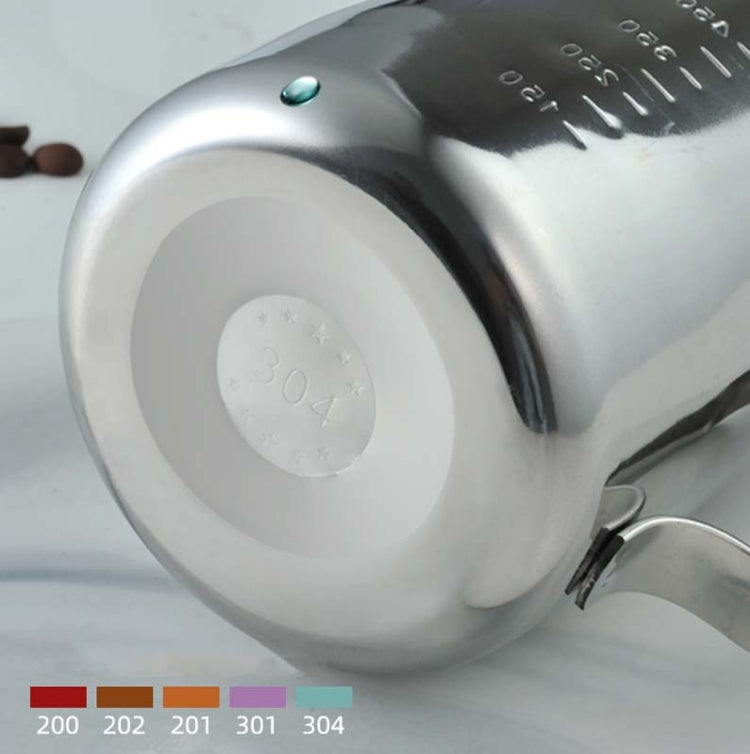 600ml 304 Stainless Steel Pointed Mouth Etched Cup Graduated Measuring Cup Milk Foam Cup Coffee Pot - free shipping - PMC TechLife - Order now!