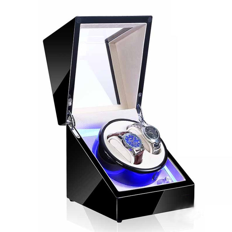 Watch Shaker Automatic Mechanical Watch Rotating Motor Winding Box, US / EU / UK Plug(Black & White) - free shipping - PMC TechLife - Order now!