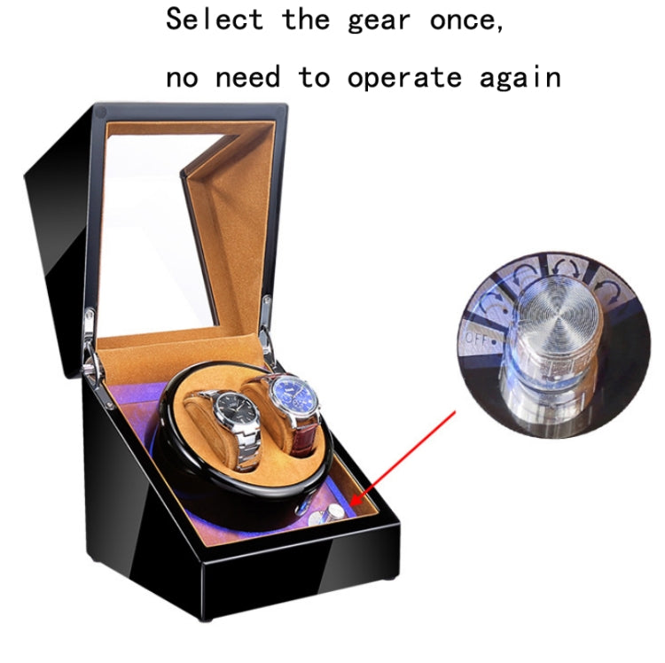 Watch Shaker Automatic Mechanical Watch Rotating Motor Winding Box, US / EU / UK Plug(Ebony Camel Flannel) - free shipping - PMC TechLife - Order now!