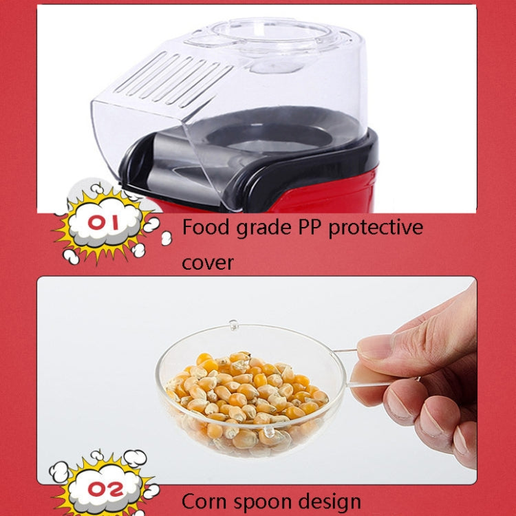 Household Electric Popcorn Machine Blow Mini Popcorn Bagging Machine, Product specifications: US Plug 110V - free shipping - PMC TechLife - Order now!