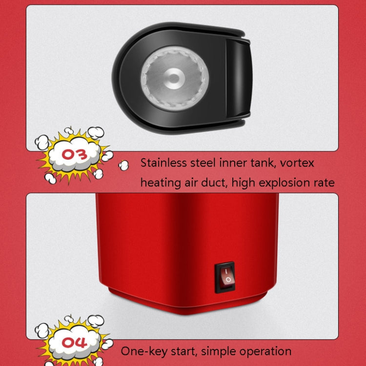 Household Electric Popcorn Machine Blow Mini Popcorn Bagging Machine, Product specifications: US Plug 110V - free shipping - PMC TechLife - Order now!