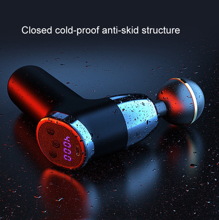 Fascia Gun Pocket Electric Shock Gun  Muscle Massage Gun, Specification: LCD 20-speed (Gray) - free shipping - PMC TechLife - Order now!