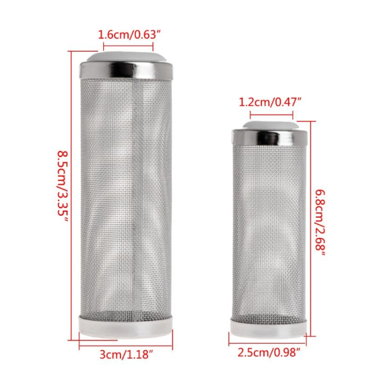 Stainless Steel Water Inlet Protective Cover Fish Tank Aquarium Filter Water Inlet Suction Filter Cover, Specification: White 12mm - Filters & Accessories by PMc TechLife | Online Shopping South Africa | PMc TechLife | Buy Now Pay Later Mobicred