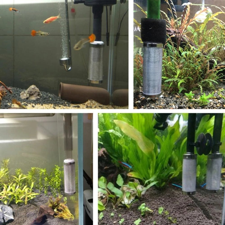Stainless Steel Water Inlet Protective Cover Fish Tank Aquarium Filter Water Inlet Suction Filter Cover, Specification: White 12mm - Filters & Accessories by PMc TechLife | Online Shopping South Africa | PMc TechLife | Buy Now Pay Later Mobicred