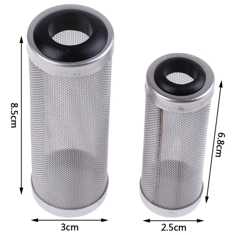 Stainless Steel Water Inlet Protective Cover Fish Tank Aquarium Filter Water Inlet Suction Filter Cover, Specification: Black 16mm - Filters & Accessories by PMc TechLife | Online Shopping South Africa | PMc TechLife | Buy Now Pay Later Mobicred