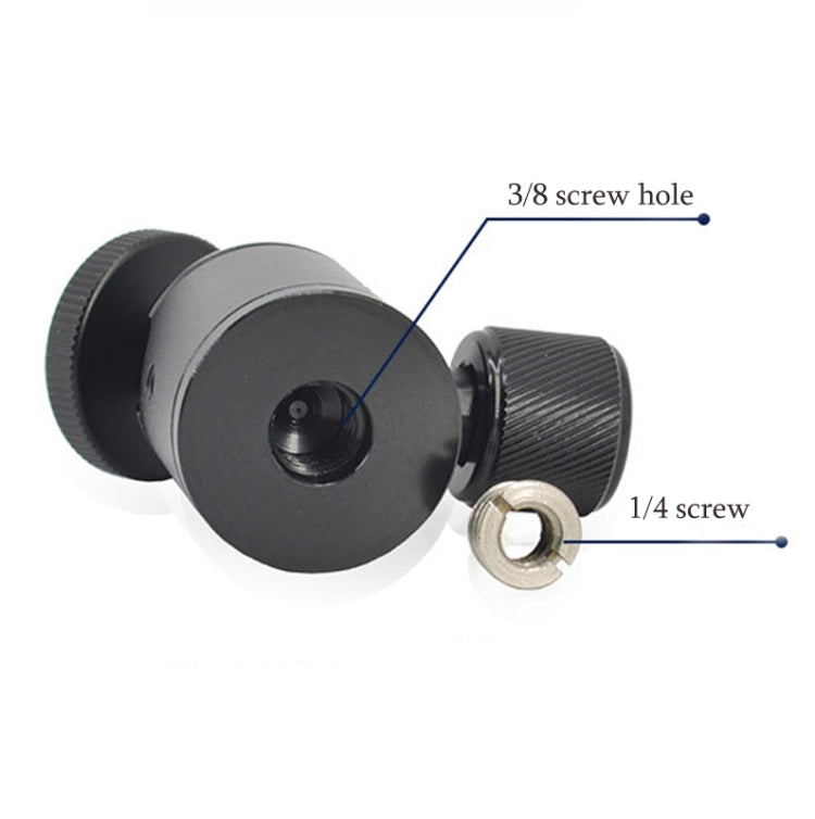 BH-900 Mini Desktop Aluminum Alloy Tripod Mini Ball Head 360 Degree Pan 90 Degree Tilt Tripod - Tripod Heads by PMC TechLife | Online Shopping South Africa | PMC TechLife | Buy Now Pay Later Mobicred