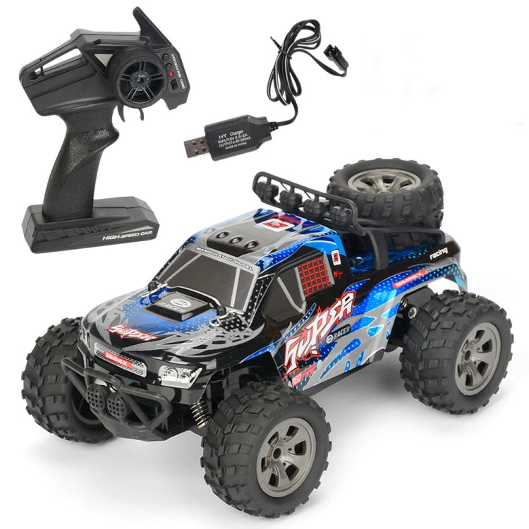 MGRC Charging Remote Control Car 2.4G Wireless Remote Control Four-Way Cross-Country Climbing Car 1:18 Car Model( Gray Blue) - RC Cars by MGRC | Online Shopping South Africa | PMc TechLife | Buy Now Pay Later Mobicred