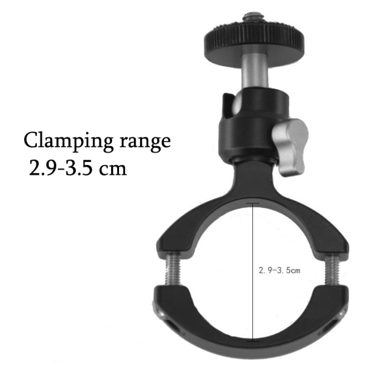 YJ-G2 Cycling Metal Tube Clip 1/4 PTZ Bicyle Bracket Universal Portable Camera Bicycle Clip - Holders by PMC Jewellery | Online Shopping South Africa | PMC Jewellery | Buy Now Pay Later Mobicred