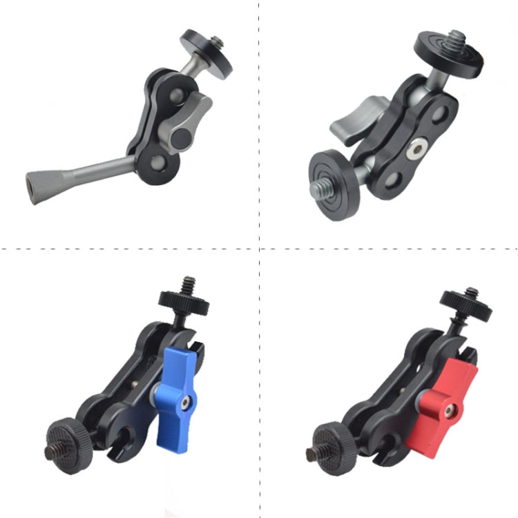 MA-100R Red YJ Magic Arm Bracket Mount 1/4 inch Ball Head Magic Arm - Camera Gimbal by PMC TechLife | Online Shopping South Africa | PMC TechLife