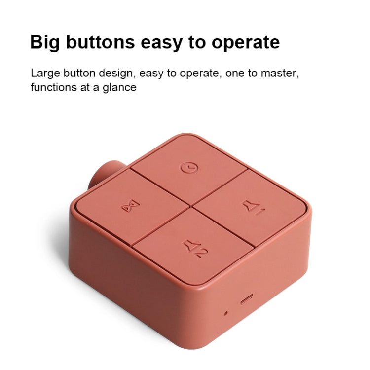 Student Creative Multifunctional Mute Bedside Bedroom Square Alarm Clock(Milky) - Novelty Clock by PMc TechLife | Online Shopping South Africa | PMc TechLife | Buy Now Pay Later Mobicred