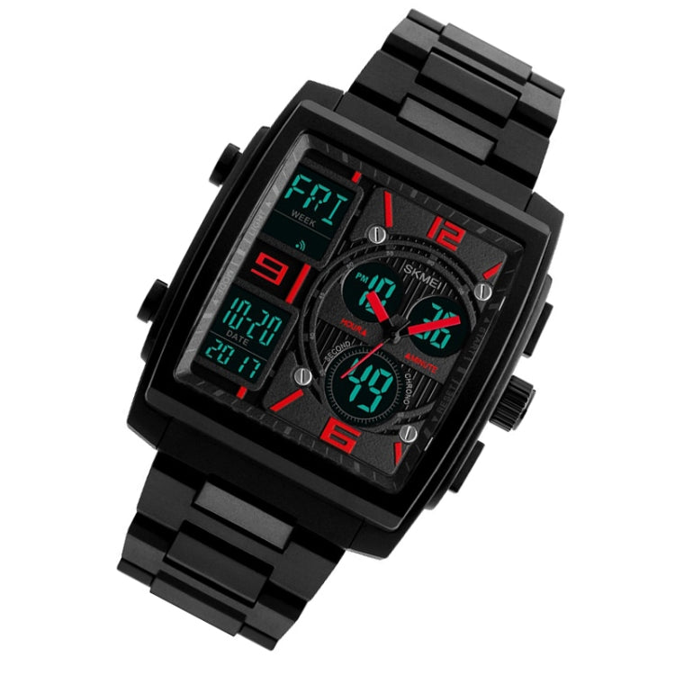 SKMEI 1274  Men Fashion Electronic Watch Multifunctional Outdoor Sports Watch(Red) - free shipping - PMC TechLife - Order now!