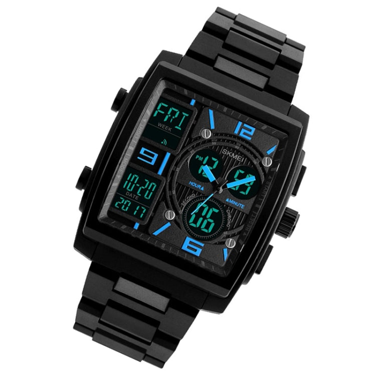 SKMEI 1274  Men Fashion Electronic Watch Multifunctional Outdoor Sports Watch(Blue) - free shipping - PMC TechLife - Order now!