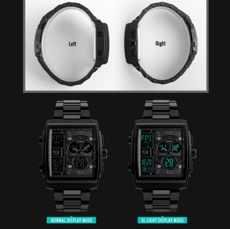 SKMEI 1274  Men Fashion Electronic Watch Multifunctional Outdoor Sports Watch(Red) - free shipping - PMC TechLife - Order now!